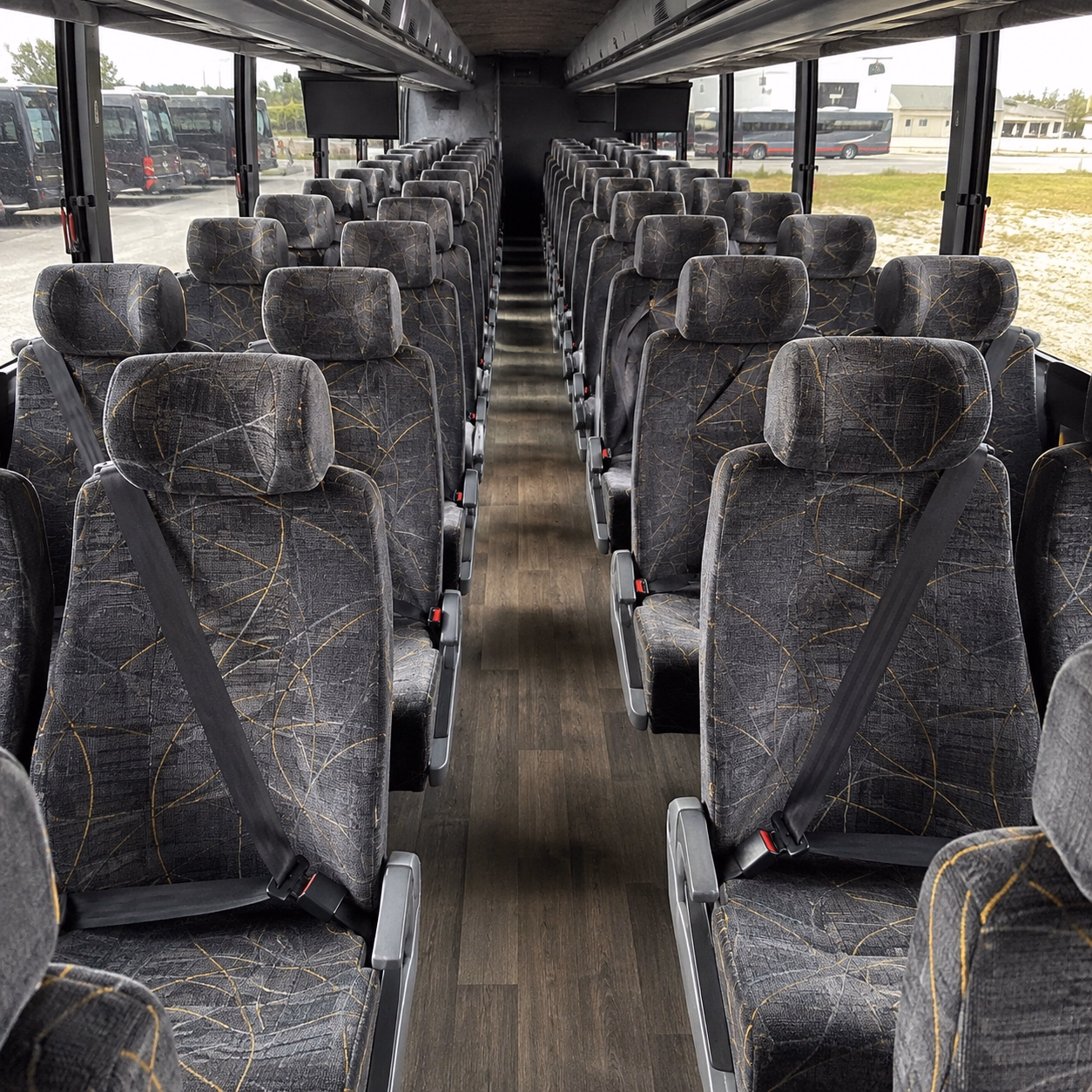 charter buses to bert ogden arena for every show