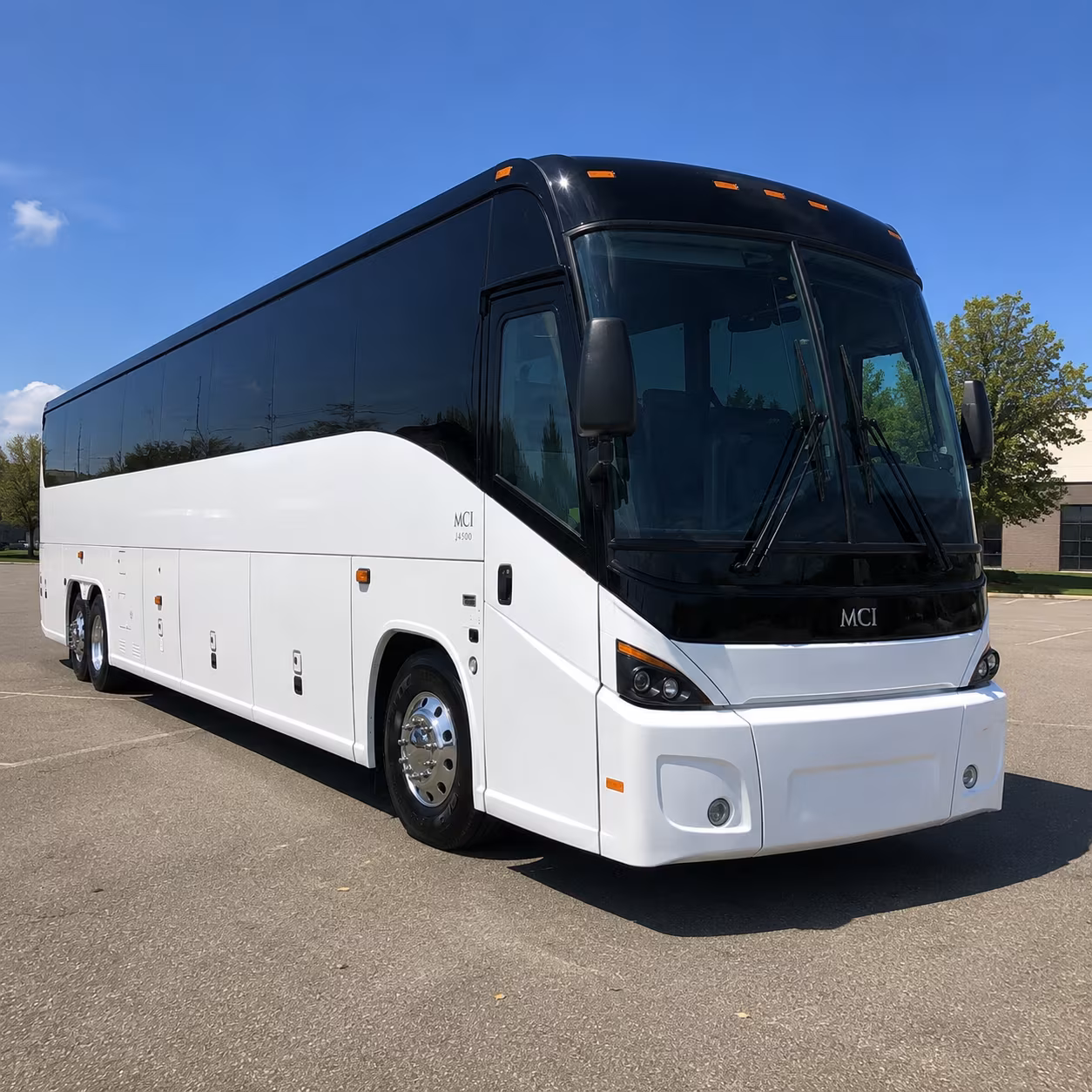 mcallen charter bus rental exterior