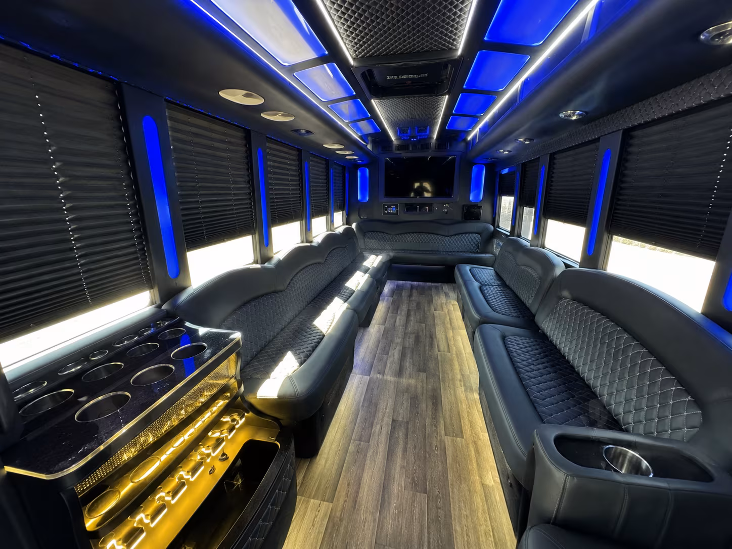 mcallen concert party bus rental
