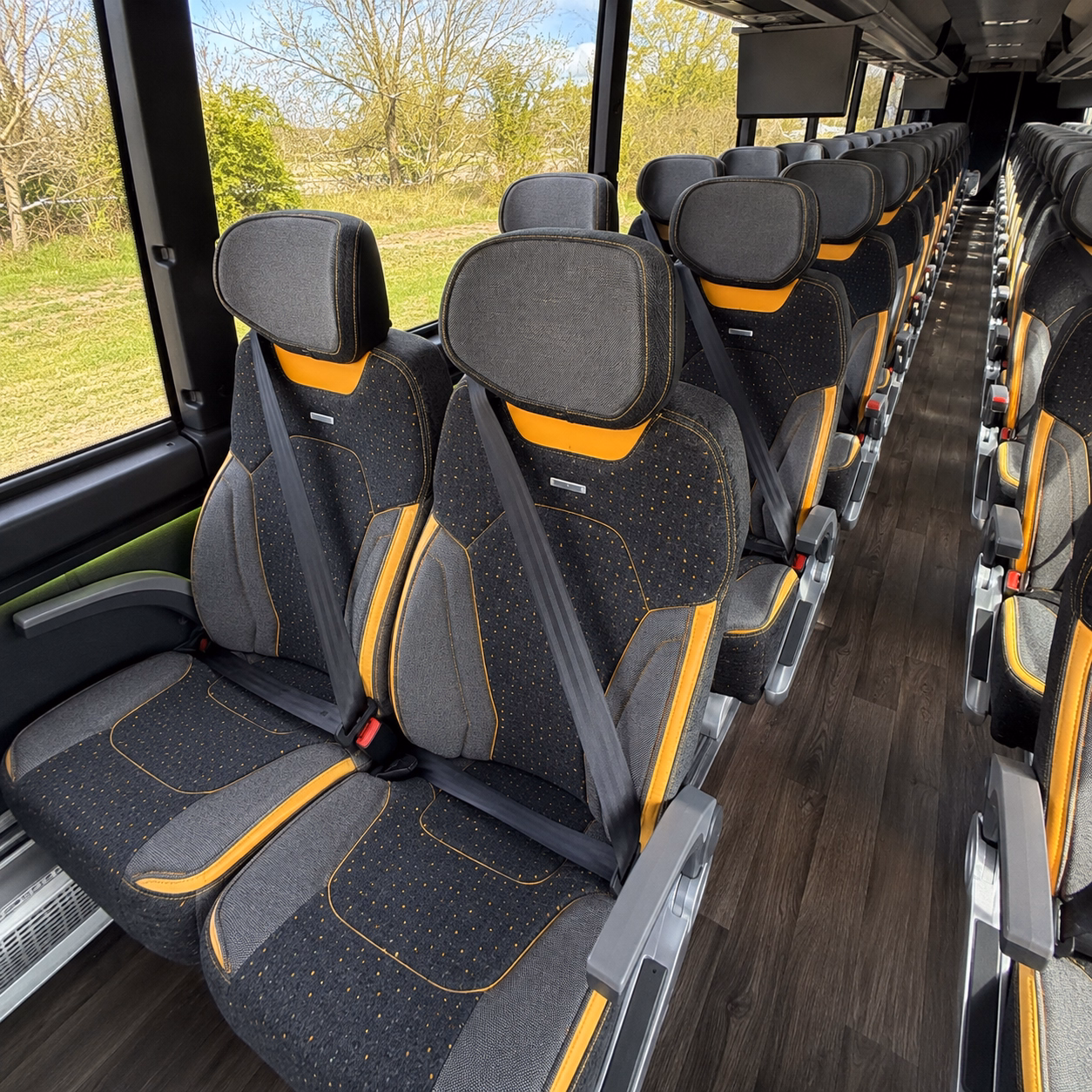 mcallen concert transportation onboard seating