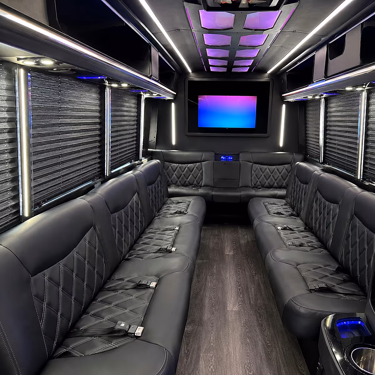 mcallen party bus rentals inside