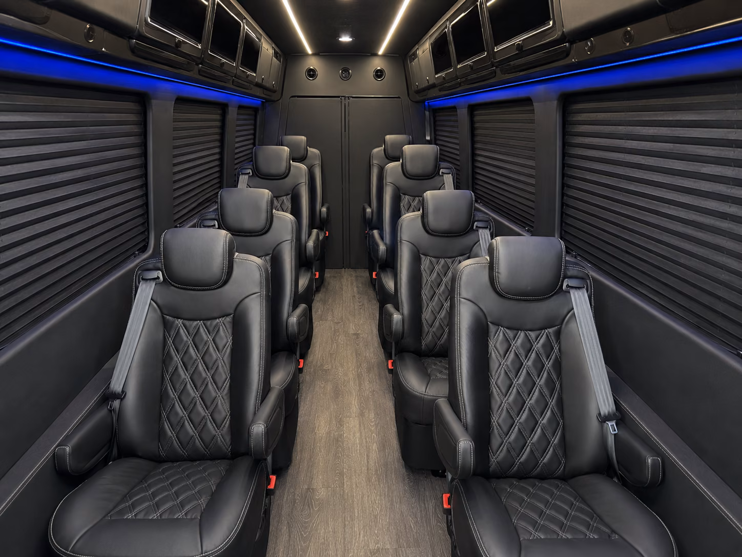 sprinter van with driver interior
